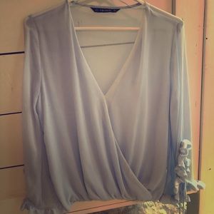 Zara sheer blouse. NWOT